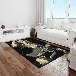 angus young guitarist rectangle area rug for living room home room decor gift for friends and family light room ayo40