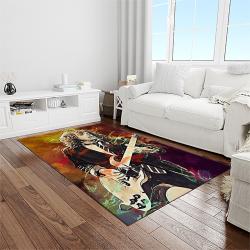 angus young guitarist rectangle area rug for living room home room decor gift for friends and family light room ayo9