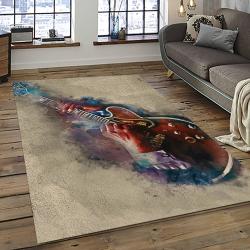 B.B. King Guitarist Song Writer Music Rectangle Area Rug Carpet For Living Room Home Room Decor BBK14