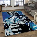 b b king guitarist song writer music rectangle area rug carpet for living room home room decor dark room bbk17