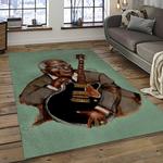 b b king guitarist song writer music rectangle area rug carpet for living room home room decor dark room bbk25