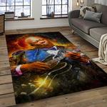 b b king guitarist song writer music rectangle area rug carpet for living room home room decor dark room bbk26