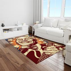 b b king guitarist song writer music rectangle area rug carpet for living room home room decor light room bbk23