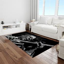 b b king guitarist song writer music rectangle area rug carpet for living room home room decor light room bbk3