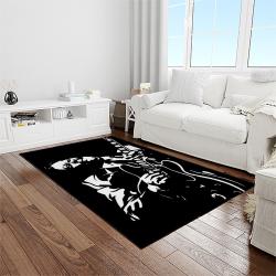 b b king guitarist song writer music rectangle area rug carpet for living room home room decor light room bbk5