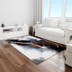 b b king guitarist song writer music rectangle area rug carpet for living room home room decor light room bbk9