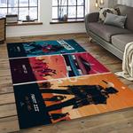 back to the future movie carpet rectangle area rug for living room home room decor gift for friends and family dark room bttf10