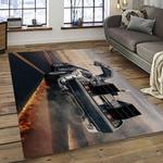 back to the future movie carpet rectangle area rug for living room home room decor gift for friends and family dark room bttf16