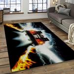 back to the future movie carpet rectangle area rug for living room home room decor gift for friends and family dark room bttf17