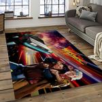 back to the future movie carpet rectangle area rug for living room home room decor gift for friends and family dark room bttf18