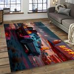 back to the future movie carpet rectangle area rug for living room home room decor gift for friends and family dark room bttf21