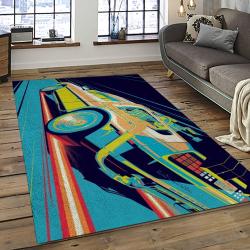 Back to the Future Movie Carpet Rectangle Area Rug For Living Room Home Room Decor Gift For Friends And Family BTTF8