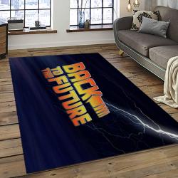 Back to the Future Movie Carpet Rectangle Area Rug For Living Room Home Room Decor Gift For Friends And Family BTTF9