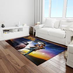 back to the future movie carpet rectangle area rug for living room home room decor gift for friends and family light room bttf15