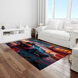 back to the future movie carpet rectangle area rug for living room home room decor gift for friends and family light room bttf21