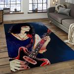 brian may musician song writer rectangle area rug carpet for living room home room decor gift for friends dark room brm22
