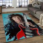brian may musician song writer rectangle area rug carpet for living room home room decor gift for friends dark room brm23