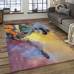 carlos santana guitarist rectangle area rug carpet for living room home room decor gift for friends dark room clsn26