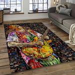 carlos santana guitarist rectangle area rug carpet for living room home room decor gift for friends dark room clsn4