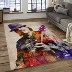 carlos santana guitarist rectangle area rug carpet for living room home room decor gift for friends dark room clsn6