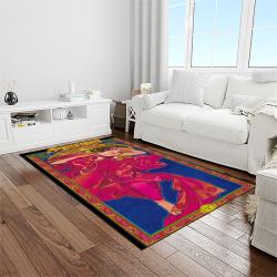 carlos santana guitarist rectangle area rug carpet for living room home room decor gift for friends light room clsn14