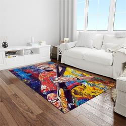 carlos santana guitarist rectangle area rug carpet for living room home room decor gift for friends light room clsn18