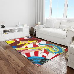 carlos santana guitarist rectangle area rug carpet for living room home room decor gift for friends light room clsn2