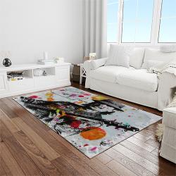 carlos santana guitarist rectangle area rug carpet for living room home room decor gift for friends light room clsn21