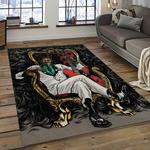 chuck berry guitarist song writer rectangle area rug carpet for living room home room decor gift for friends dark room cbr13