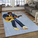 chuck berry guitarist song writer rectangle area rug carpet for living room home room decor gift for friends dark room cbr18