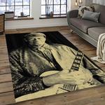 chuck berry guitarist song writer rectangle area rug carpet for living room home room decor gift for friends dark room cbr24