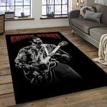 chuck berry guitarist song writer rectangle area rug carpet for living room home room decor gift for friends dark room cbr3