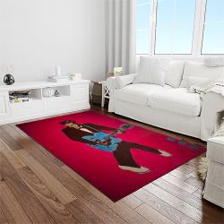 chuck berry guitarist song writer rectangle area rug carpet for living room home room decor gift for friends light room cbr10