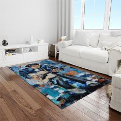 chuck berry guitarist song writer rectangle area rug carpet for living room home room decor gift for friends light room cbr16