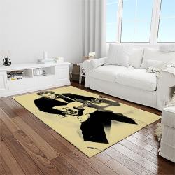 chuck berry guitarist song writer rectangle area rug carpet for living room home room decor gift for friends light room cbr25
