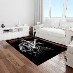 chuck berry guitarist song writer rectangle area rug carpet for living room home room decor gift for friends light room cbr3