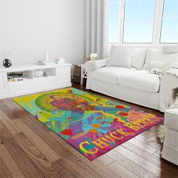 chuck berry guitarist song writer rectangle area rug carpet for living room home room decor gift for friends light room cbr6