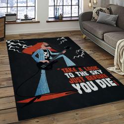 Cliff Burton Bassist Rectangle Area Rug For Living Room Home Room Decor Gift For Friends And Family CBT8