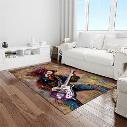 cliff burton bassist rectangle area rug for living room home room decor gift for friends and family light room cbt5