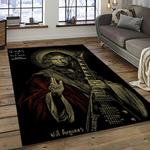 dave mustaine guitarist rectangle area rug for living room home room decor gift for friends and family dark room dvm5