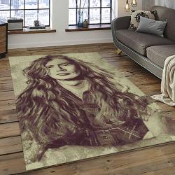 dave mustaine guitarist rectangle area rug for living room home room decor gift for friends and family light room dvm4
