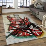 eddie van halen singer rectangle area rug for living room home room decor gift for friends and family dark room evh10