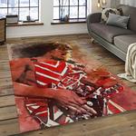 eddie van halen singer rectangle area rug for living room home room decor gift for friends and family dark room evh18