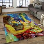 eddie van halen singer rectangle area rug for living room home room decor gift for friends and family dark room evh19