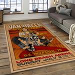 eddie van halen singer rectangle area rug for living room home room decor gift for friends and family dark room evh3