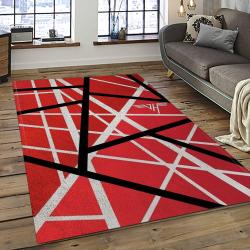 Eddie Van Halen Singer Rectangle Area Rug For Living Room Home Room Decor Gift For Friends And Family EVH41