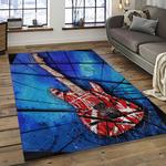 eddie van halen singer rectangle area rug for living room home room decor gift for friends and family dark room evh5