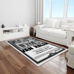 eddie van halen singer rectangle area rug for living room home room decor gift for friends and family light room evh1