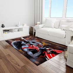 eddie van halen singer rectangle area rug for living room home room decor gift for friends and family light room evh12