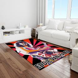 eddie van halen singer rectangle area rug for living room home room decor gift for friends and family light room evh17